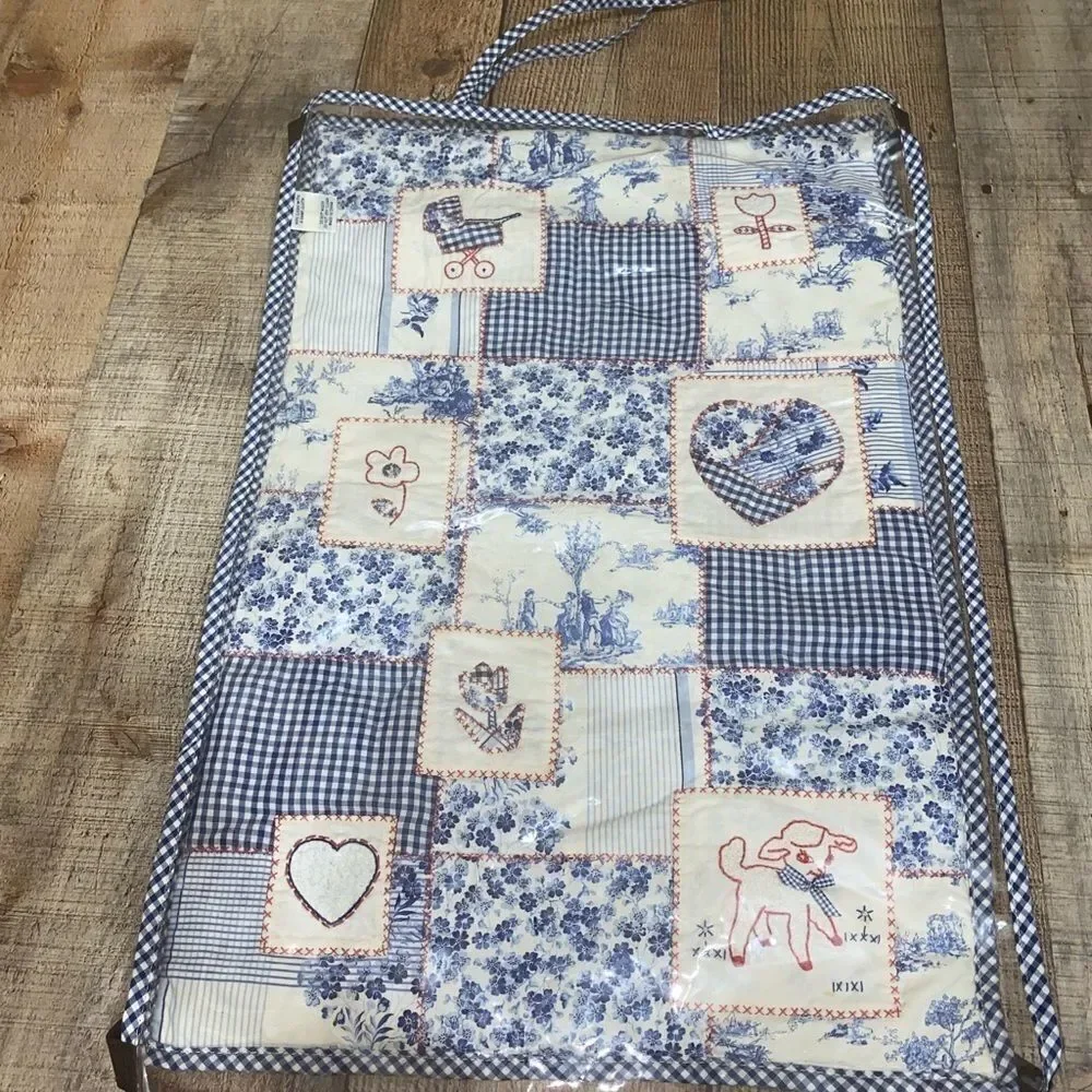 Brighton Blue Quilted Look Changing Pad - Picture 6 of 7